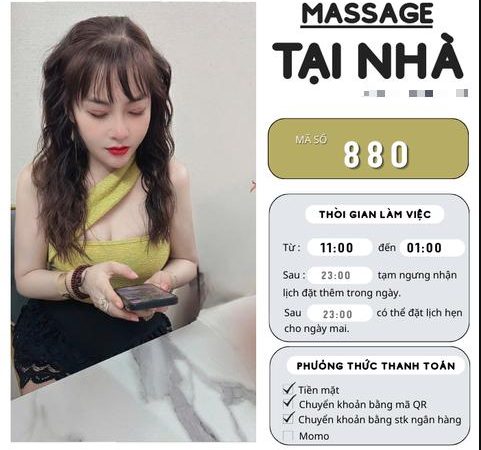 Massage tại nhà Quận 4  kín đáo, thư giãn full service